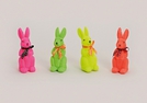 HASE BEFLOCKT KUNSTSTOFF 4-F.S.14CM