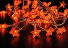 LICHTERKETTE STERNE ROT LED.40TLG.F.INNEN