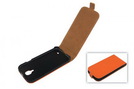 Tasche (Flip Slim) für Samsung I9505 Galaxy S4 orange