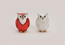 EULE ROT/WEISS KER.2-F.S.7X5X9CM