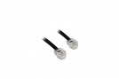 Telefonkabel RJ11 6P4C (St.) - RJ11 6P4C (St.) 10,0 m black