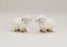 DEKO-SCHAF TON/KUNSTFASER 2-F.S.12X6X10CM