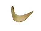 Galarablatt, getrocknet, gold, Kunstpflanze
