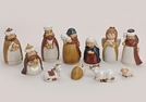 KRIPPEN-FIGUREN-SET PORZ.11-TLG 4-16CM