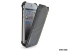 Star-Case® Flip ''Roma'' Linea für Apple IPhone 5 , 5S Echt Leder Grey