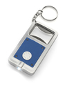 Schluesselanhaenger 'Kalvin', Farbe: Hellblau, Groesse: 7,2 x 3,9 x 0,8 cm