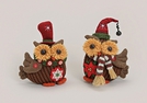 EULE WEIHNACHTEN SITZEND TEXTIL 2-F.S.20CM
