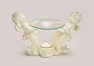 DUFTLAMPE ENGEL-PAAR POLY 23X15CM