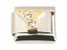 Italian Charm Glieder Armband Buchstaben "Y"