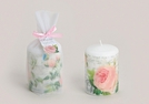 DUFTKERZE ROSE 10X7CM}