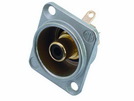 NEUTRIK Cinch Einbaubuchse, sw, NF2D0