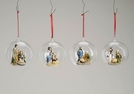 CHRISTBAUMKUGEL GLAS /KRIPPENFIG. S.9X8CM