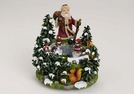 SPIELUHR TANZENDE WEIHNACHTSFIG.POLY 15X15CM