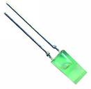 LED, grün, 2x4,9mm, rechteckig / flach