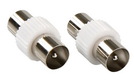 Koaxial-Adapter, Inhalt 2 Stück Koaxstecker