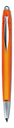 Kugelschreiber 'Rimini', Farbe: Orange, Groesse: Ø 1 x 13,3 cm