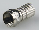 F-Stecker für Koaxkabel mit 7mm Ø