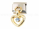 Italian Charm Glieder Armband mit Anhänger