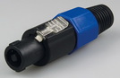 PA-Lautprecherstecker, 4-polig, Schraubanschlüsse für 4,0mm²