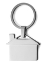 Schluesselanhaenger 'Villa', Farbe: Silber, Groesse: 7,1 x 4,8 x 0,4 cm