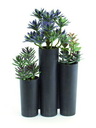 Sukkulenten-Trio 28 Blätter 43cm, Kunstpflanze