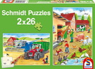Puzzles Auf dem Bauernhof 2x26T.