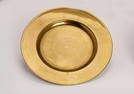 TELLER GOLD KUNSTSTOFF 17CM}