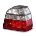 Rückleuchten, LED, VW Golf 3 Bj. 91-97, chrom / rot