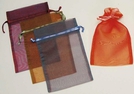 GESCHENKSAECKCHEN ORGANZA SORT. 24X15 CM