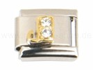 Italian Charm Glieder Armband Buchstaben "J"