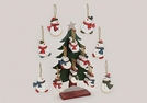WEIHNACHTSHAENGER SCHNEEMANN HOLZ 6-F.S.10CM