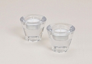 TEELICHTHALTER GLAS 7X6CM