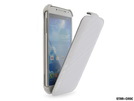 Star-Case® Flip ''Roma'' Linea für Samsung i9505 Galaxy S4 echt Leder White