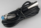 XLR Verlängerung, 3m, 3-polig, Stecker/Kupplung z.B. für DMX 512
