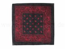 BA-176 Bandana Kopftuch rot mit Paisley Muster