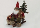 NIKOLAUS A.SCHLITTEN KUNSTST.TEXT.24X18X30CM