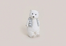EISBAER AUS TON WEISS/GRAU 9X9X18CM