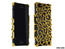 Schutzhülle Net Style für Apple IPhone 5 Star-Case® Golden