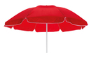 Strandschirm "Sunflower", rot, Ø145 cm