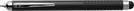 Kugelschreiber 'Stylus', Farbe: Schwarz, Groesse: 1,4 x 12,7 cm