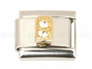 Italian Charm Glieder Armband Buchstaben "I"