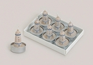 TEELICHT-SET LEUCHTTURM 6-TLG.6X4CM}