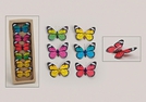 SCHMETTERLING A.KLAMMER KUNSTST.5-F.S.8CM
