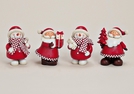 WEIHNACHTSFIGUR POLY SORT.6X6X10CM
