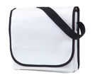 Umschlagtasche "Clever" PVC, weiss, ca. 33 x 30 x 9 cm