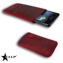Star-Case® Nova ''vellutato'' for Samsung i9100 Galaxy S II echt Leder Red