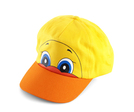 Kinder-Baseball-Cap, 5 Panels, Farbe: Gelb, Groesse: 17 x 25 cm