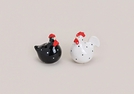 HUHN/HAHN SCHWARZ/WEISS KER.2-F.S.5-6CM