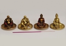 RAEUCHERSTAEBCHEN-HALTER BUDDHA POLY S.9CM}