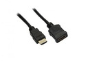 Kabel HDMI High Speed with Ethernet 19p (St.) - 19p (Bu.) gold 2,0 m black